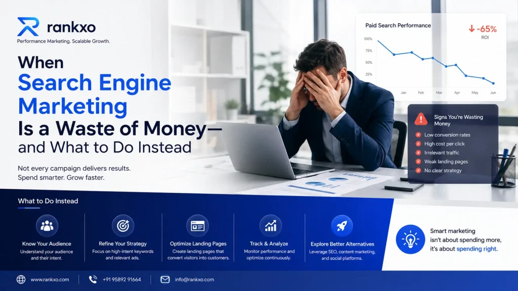 When Search Engine Marketing Is a Waste of Money — and What to Do Instead